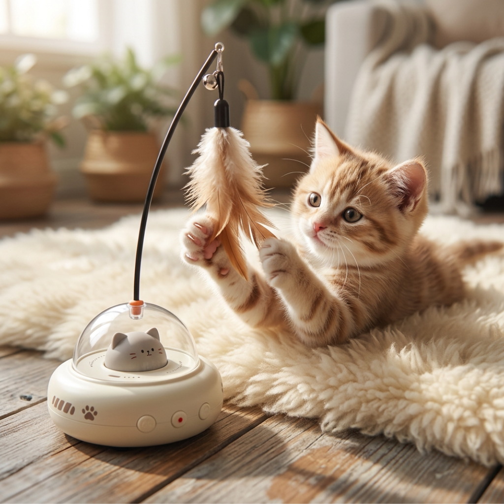 Pettranquil — Teaser Elettrico Interattivo per Gatti