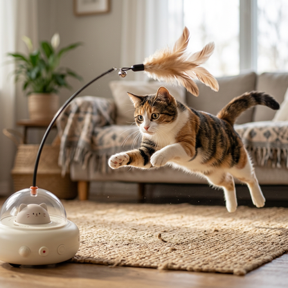 Pettranquil — Teaser Elettrico Interattivo per Gatti
